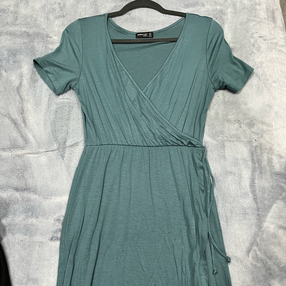 Maxi wrap dress